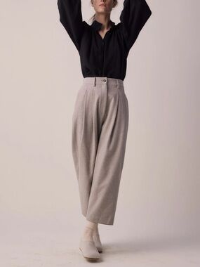 Amente Tapered Wool Pants